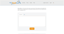 Desktop Screenshot of mygoodbase.com